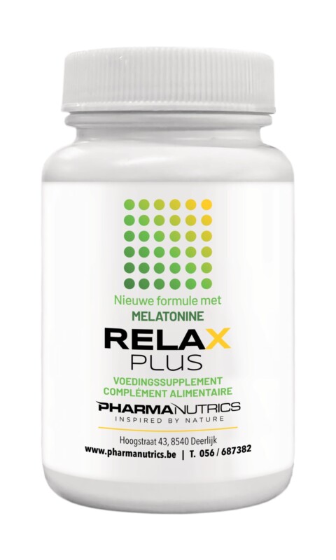 Relax Plus Valeriaan Passiflora Citroenmelisse Melatonine Slaap Rustgevend Relaxerend