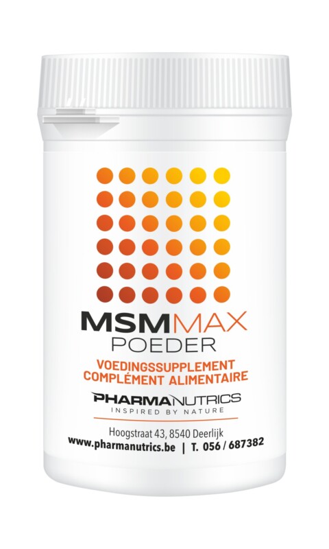 Msm Max Poeder Methylsulfonylmethaan Natuurlijke Zwavel Collageen Gewrichten Spieren Huid