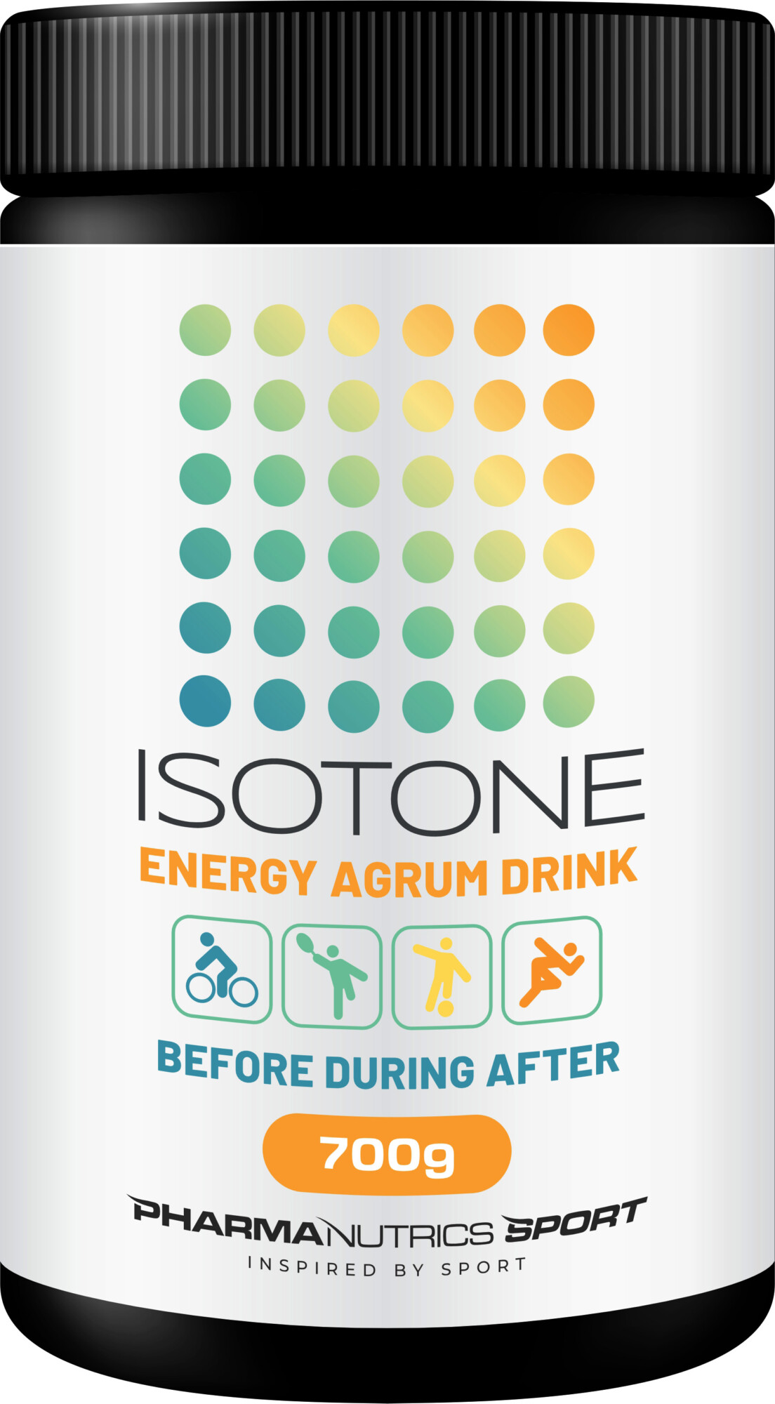 Pharmanutrics sport Isotone Energy Agrum Drink 700 Gram
